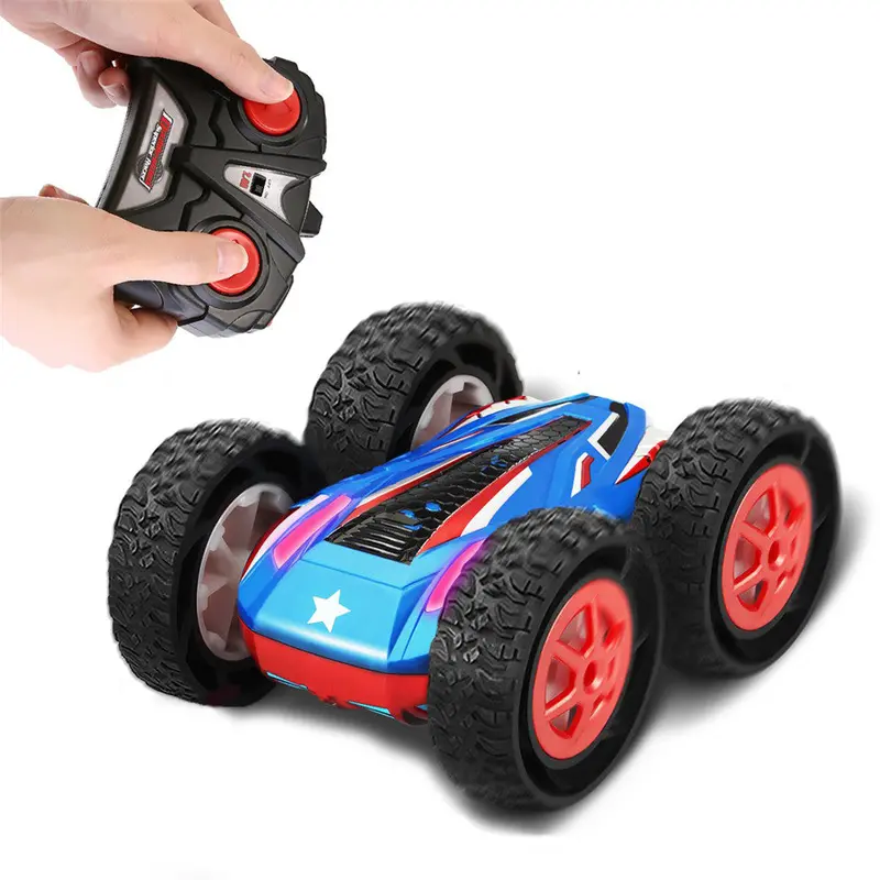 Samewing 9888 2.4G Double-Sided Stunt Off-Road Rc Car 360 Degree Flip W/ Led Light Random Color 1
