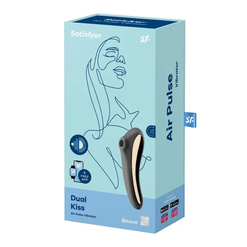 Satisfyer Dual Kiss Black. 1