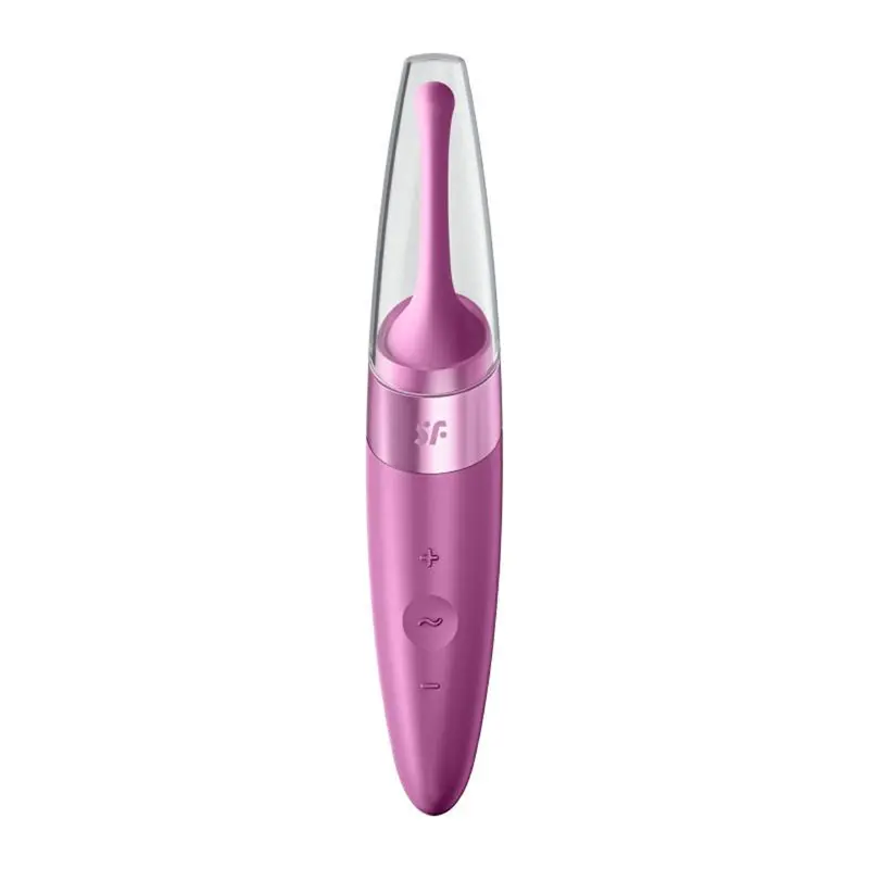 Satisfyer Silicone Twirling Delight Tip Stimulator Berry. 1