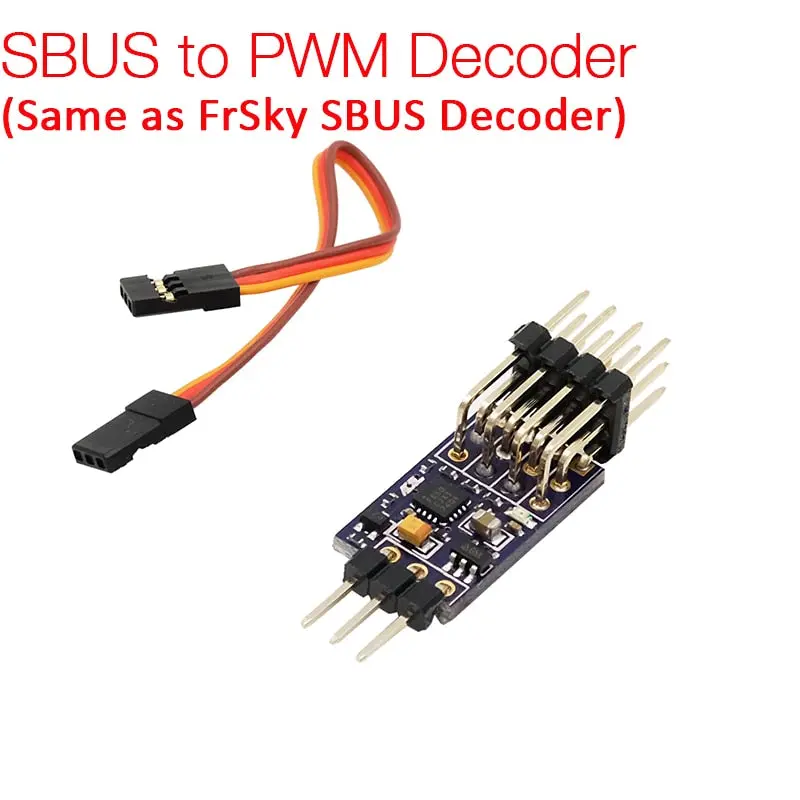 Sbus To Pwm Decoder For Frsky Rxsr Xm+ Xsr Receivers Sbus To Pwm Signal Output 1