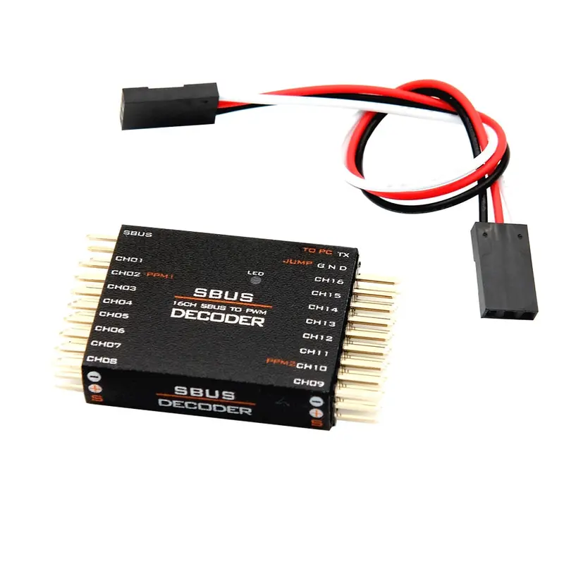 Sbus To Pwm Ppm Decoder 16Ch For Futaba Frsky X8r Rxsr 1
