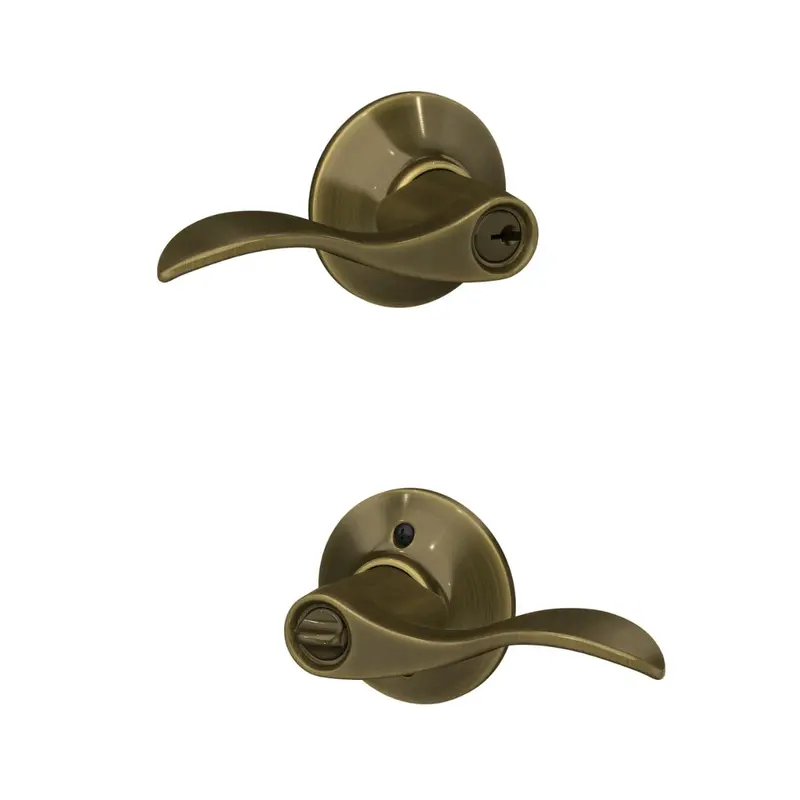 Schlage Antique Brass Entry Lock 1