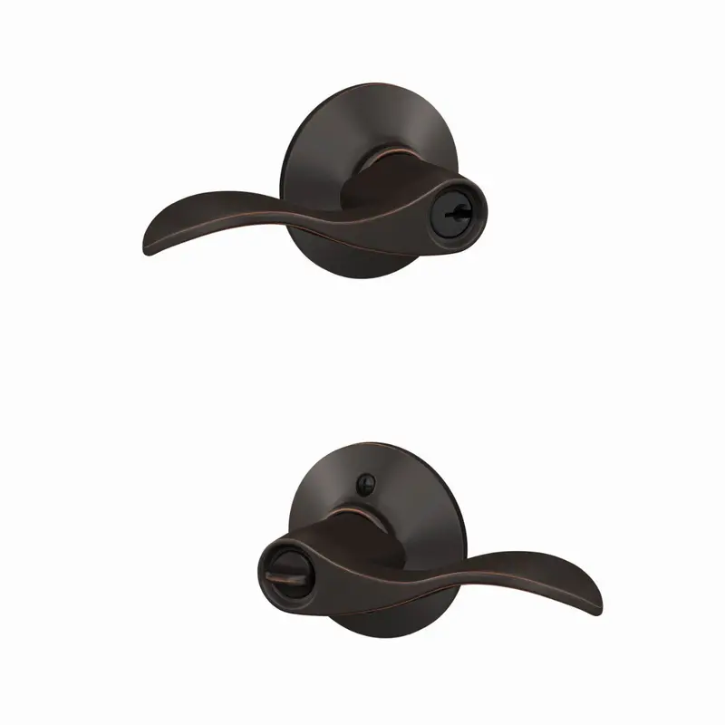Schlage Antique Copper Entry Lock 1