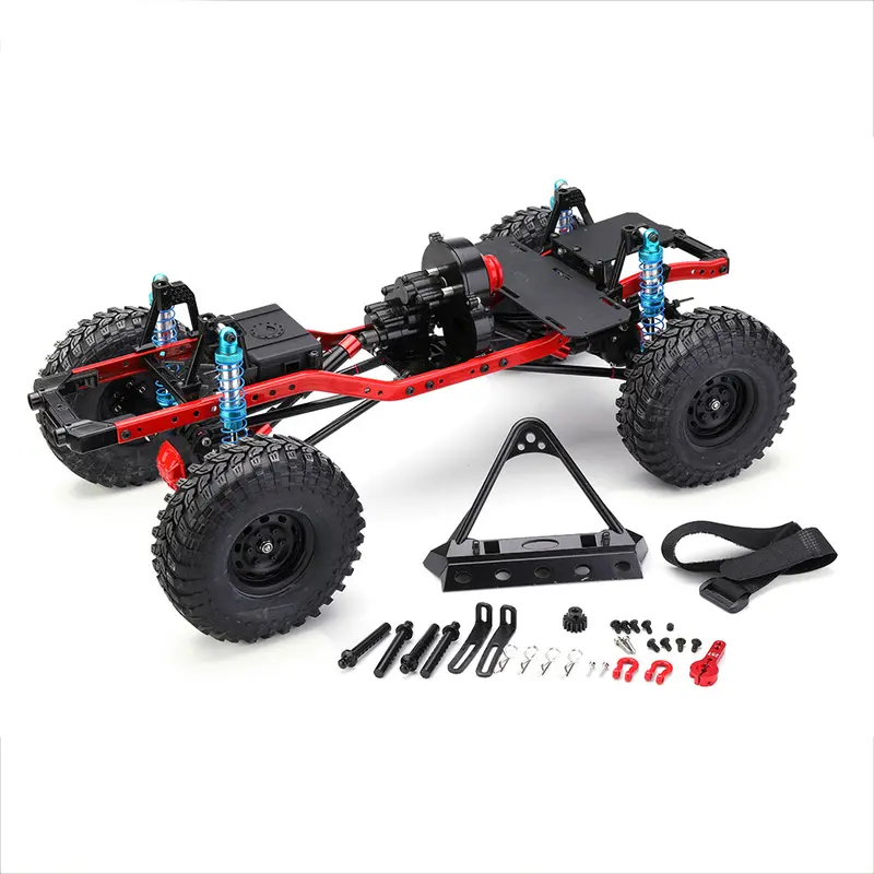 Scx10 1/10 4Wd Pre-Assembled Cnc Frame Rc Car Crawler Parts Straight Bridge Version 1