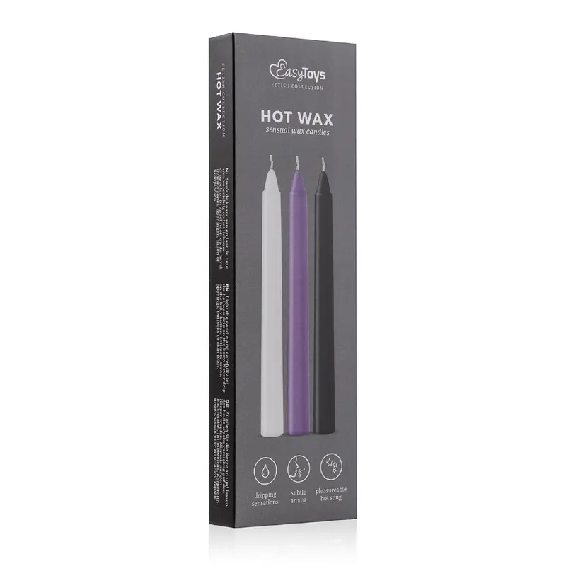 Sensual Hot Wax Candles 3Pcs. 1
