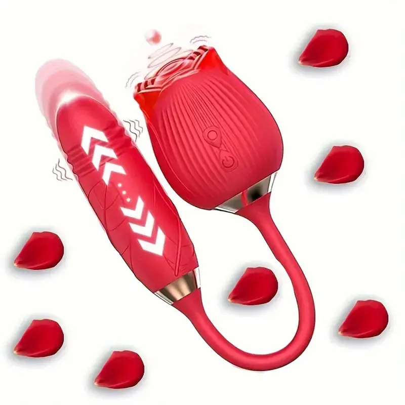 Serendipity 2 In 1 Rose Vibrator. 1