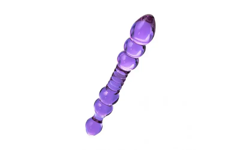 Sexus Glass Dildo Mauve 22.8Cm. 1