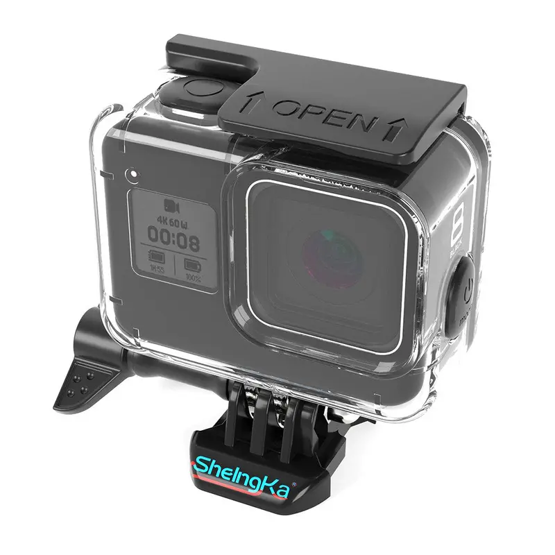 Shelngka Flw-320 60M Waterproof Housing Protective Case For Gopro Hero 8 Black Fpv Action Camera 1