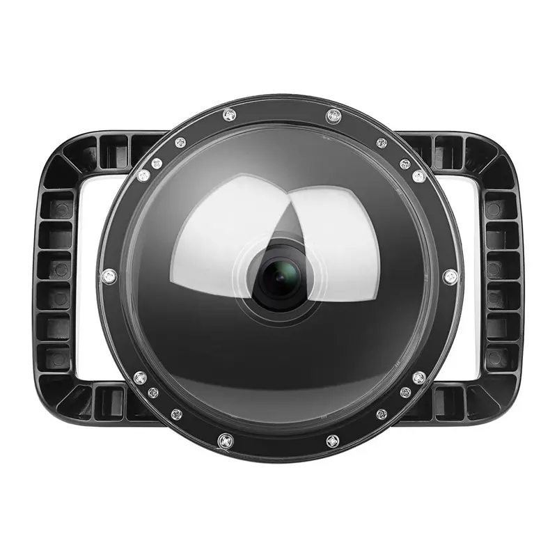 Shoot 45M Diving Dome Action Camera Waterproof Case Dome Port Fish Eyes Lens For Dji Osmo Fpv Action Camera 1