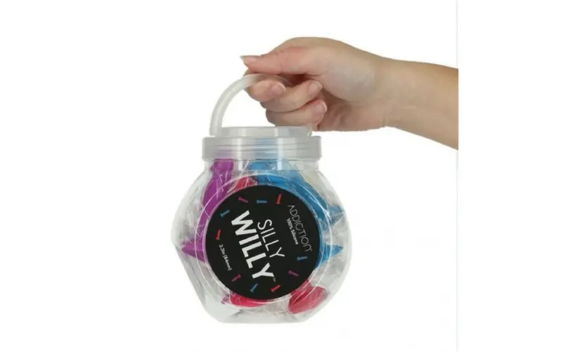 Silly Willy 9Cm Mini Dongs Fishbowl 12 Pc. 1