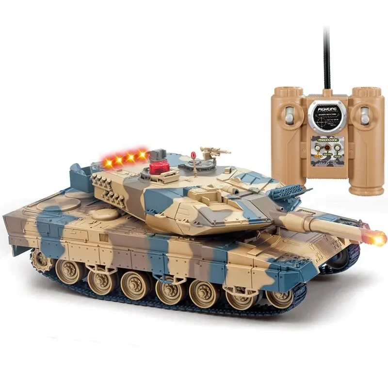 Simulation Rc Battle Tank Toy 516 Voiced Mode And Unvoiced Mode Switch 2 Colors Optional Educational Toy Kids Best Gift Toy Play 1