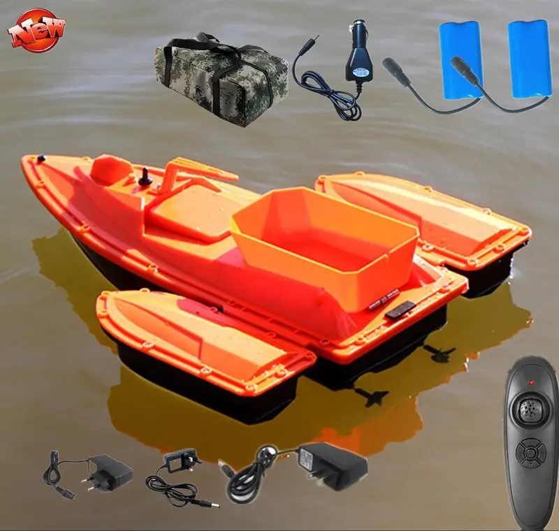 Single Hand Automatic Nesting Rc Fishing Boat Ship 2.4G 500M 3 Hours Life Time Fixed Speed Cruise Wireless Control Rc Bait Boat 1