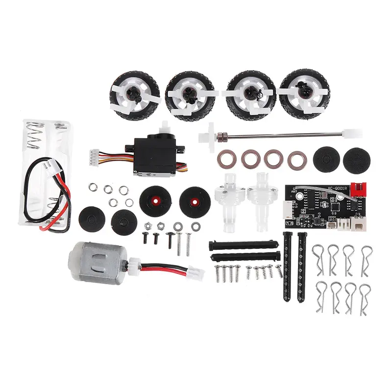 Sinohobby Diyq1 1/28 2.4G Awd Rc Car Kit Full Proportional With Motor Servo Transmitter 1
