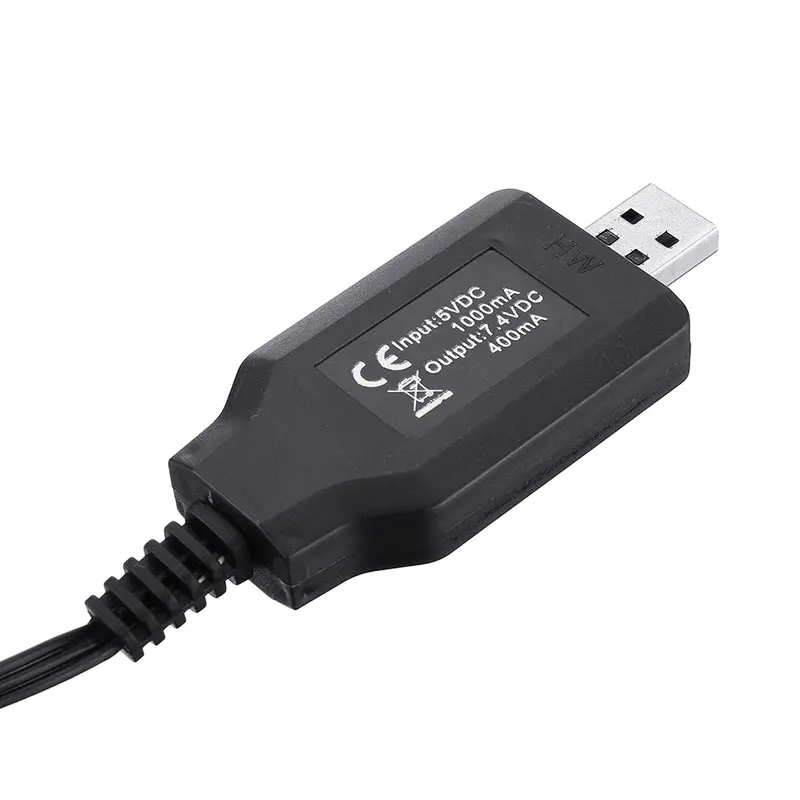 Sinohobby V28-049 Battery Charger 7.4V Usb Charging Cable For 1/28 Rc Car Spare Parts 1