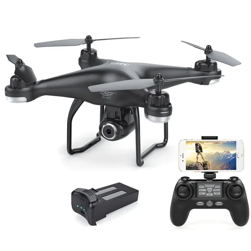 Sjrc S20w Double Gps Dynamic Follow Wifi Fpv With 1080P Wide Angle Camera Rc Drone Quadcopter 1