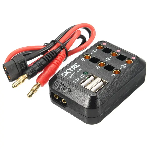 Skyrc 10A Dc Power Distributor Usb Output 5V With Xt60/ Banana Plug 1
