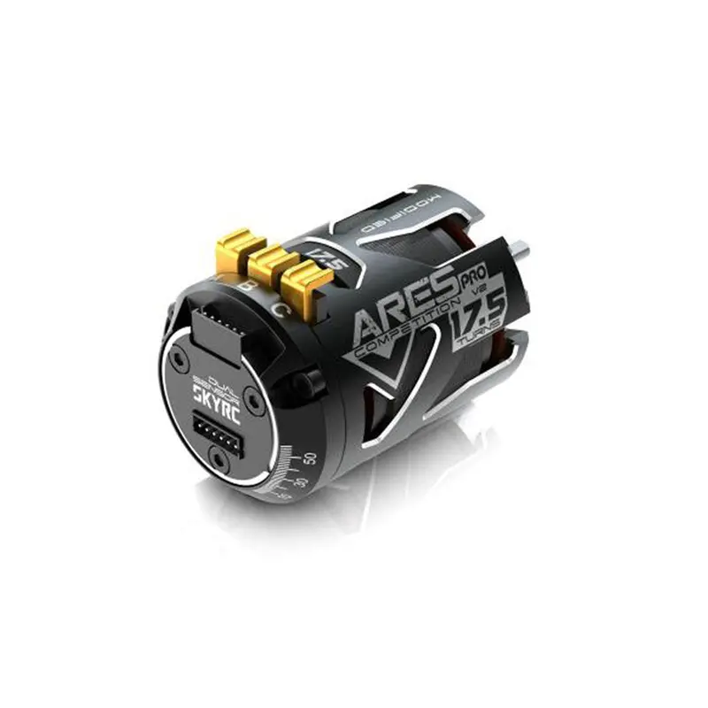 Skyrc 540 Ares Pro V2 Competition 2200Kv 17.5T Race Sensored Brushless Motor Alloy Shield For 1/10 Rc Car Parts 1