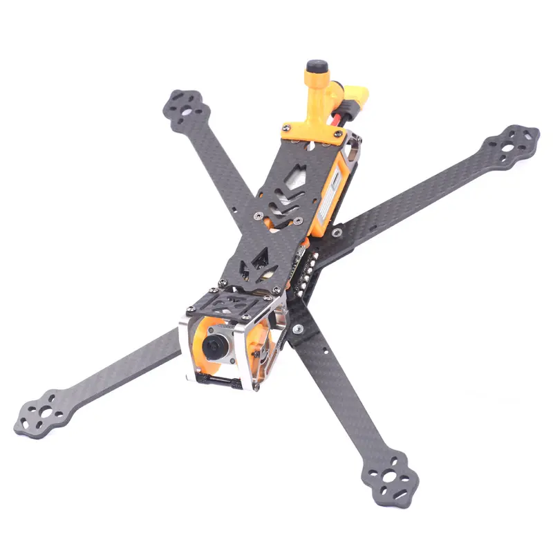 Skystars G730l Hd 300Mm Wheelbase 5Mm Arm Thickness Carbon Fiber 7 Inch Frame Kit Compatible With Dji Air Unit For Fpv Rc Drone 1