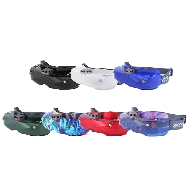 Skyzone Sky02c 5.8Ghz 48Ch Diversity Fpv Goggles Support Dvr Hdmi With Head Tracker Fan For Rc Racing Drone 1