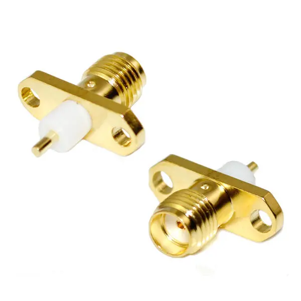 Sma Female With 2 Holes Flange Mount Panel Connector For Fpv Rc Drone 1
