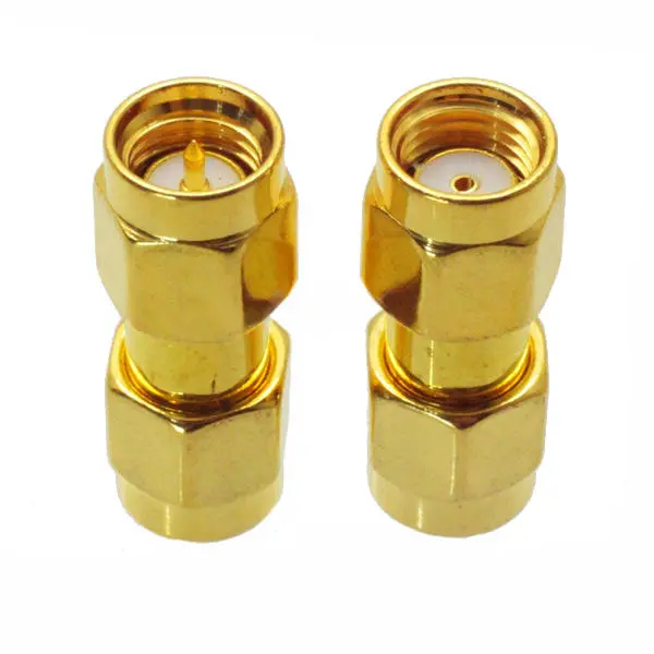 Sma Male To Rp-Sma Male Adaptor Rf Connector Straight For Fpv Rc Drone 1