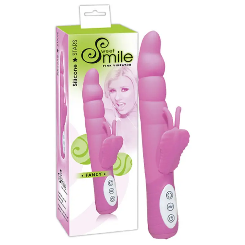 Smile Fancy Pink Rotating Bunny Vibrator. 1