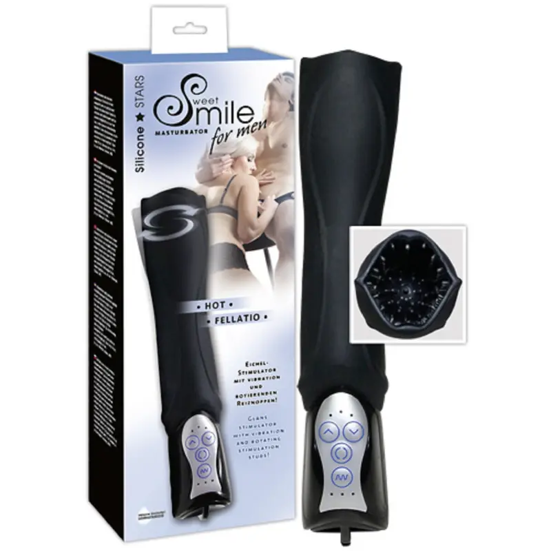 Smile Hot Fellatio Masturbator Black. 1