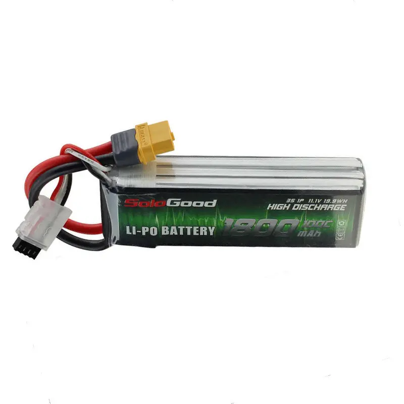Sologood 11.1V 1800Mah 100C 3S Xt30 Plug Lipo Battery For Rc Racing Car Model Parts 1