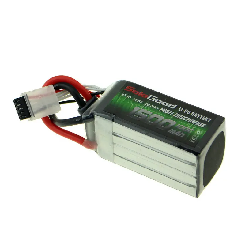 Sologood 14.8V 1500Mah 75C 4S Xt60 Plug Lipo Battery For Rc Racing Car Model Parts 2