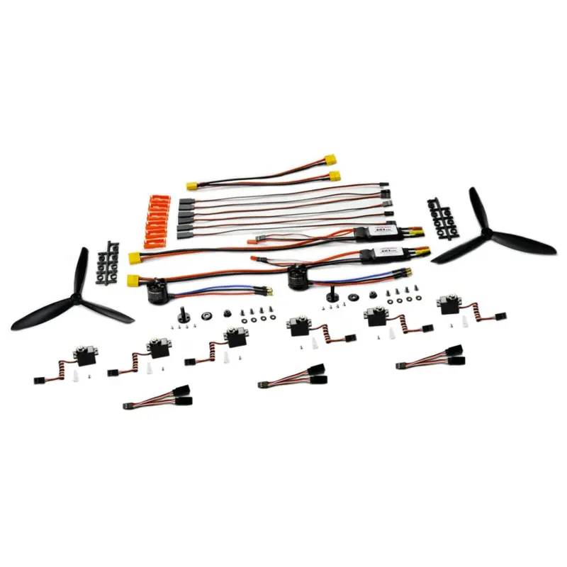 Sonicmodell 2212 Kv1100 Brushless Motor & 40A Esc & 9G Servo & 8045 Propeller Power System Combo For Binary Rc Airplane 1