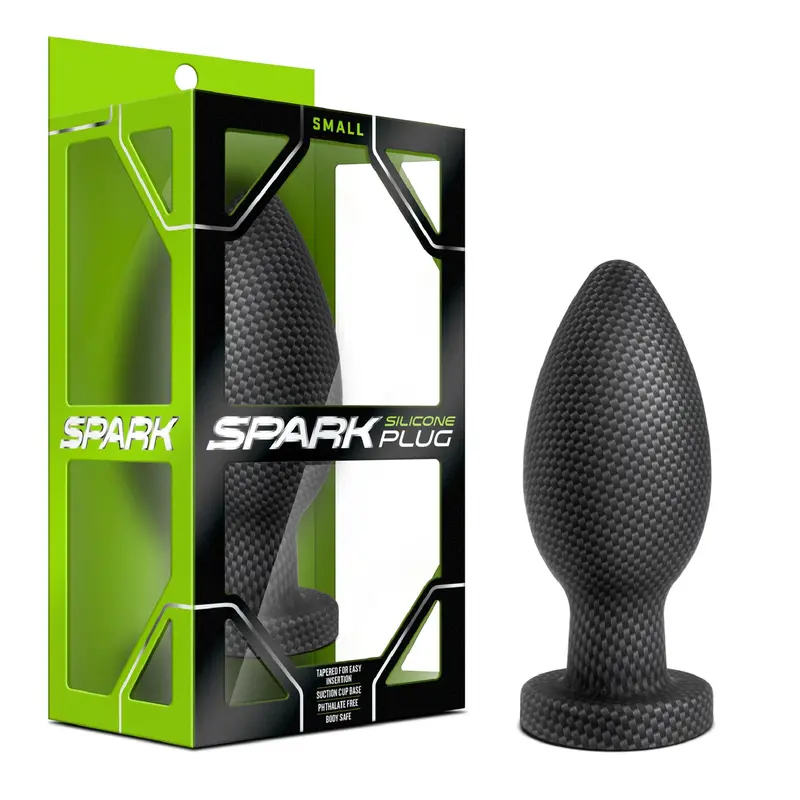 Spark Graph Check Silicone Plug Small Carbon Fiber. 1
