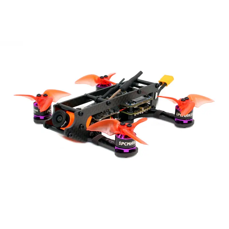 Spc Maker K2 110Mm Fpv Racing Rc Drone Pnp Bnf Omnibus F4 20A Blheli_S Esc Runcam Split Mini 2 1