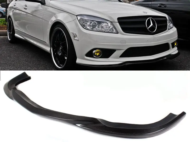 Spoiler Lip Delantero Mercedes Benz W204 Clase C 2012-2014 1