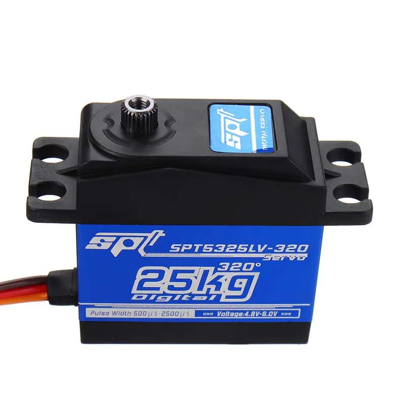 Spt Servo Spt5325lv-320 25Kg Digital Servo Dual Bearing 320° Large Torque Metal Gear For Rc Robot 1