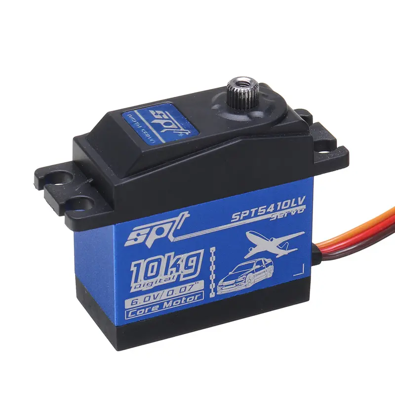Spt Servo Spt5410lv Digital Servo 90° 10Kg Iron Core Metal Gear For 1:10 Rc Car Rc Models 1