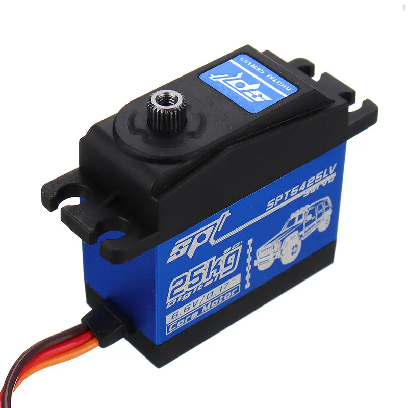 Spt Servo Spt5425lv 25Kg 90° Large Torque Digital Metal Gear Servo For 1:8  1:10 Rc Robot Car Boat 1