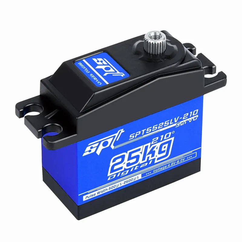 Spt Servo Spt5525lv-210/320/360 25Kg Continuous Rotation Metal Gear Digital Servo For Robotics/ Airplane/ Rc Car 1