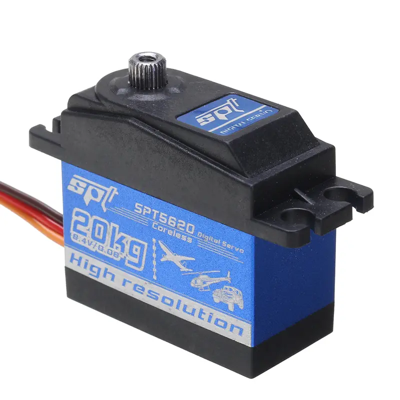 Spt Servo Spt5620 Digital Servo Coreless 90° 20Kg Metal Gear For Rc Airplane Helicopter Car 1