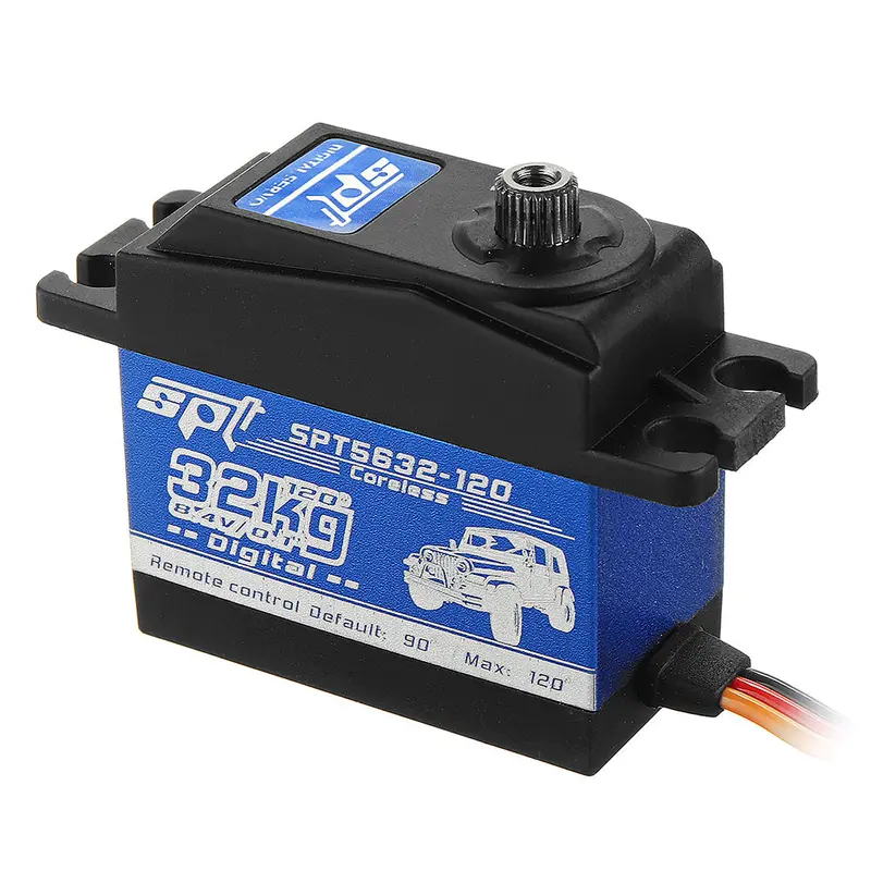 Spt Servo Spt5632-120 32Kg Digital Coreless Servo Metal Gear Large Torque For 1/8 1/10 Rc Car 1