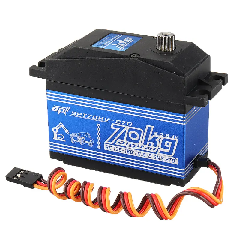 Spt Servo Spt70hv-270 70Kg Large Torque Metal Gear Digital Servo For Rc Car Rc Robot Arm 1