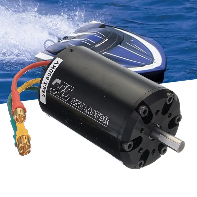 Sss 5684/800Kv 8400W Brushless Motor 6 Pole W/O Water Cooling For Rc Boat Parts 1