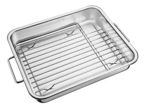 Stainless Steel Roasting Pan With Grill 39X33cm 61409/380 1