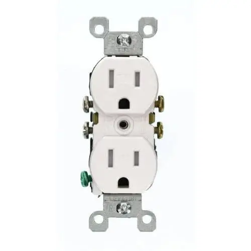 Standard Duplex Receptacle 15W (White) 1