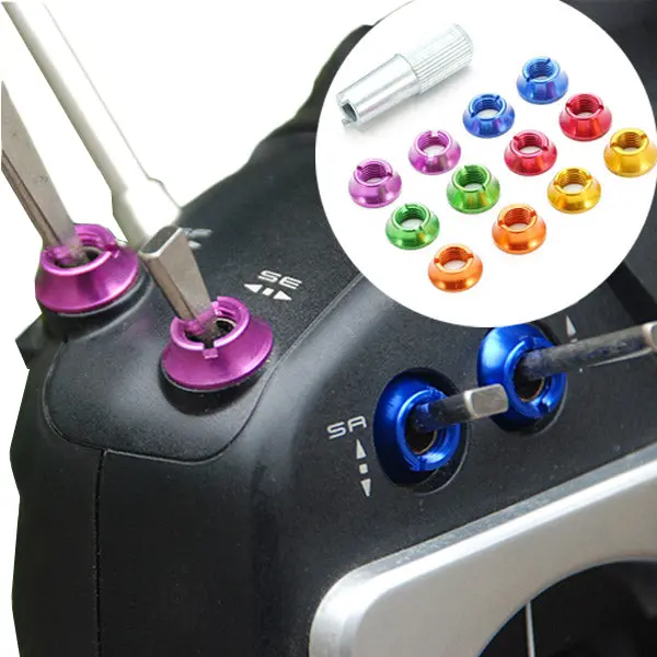 Star Power Radio Control Switch Color Nut For Futaba Jr Devo 1