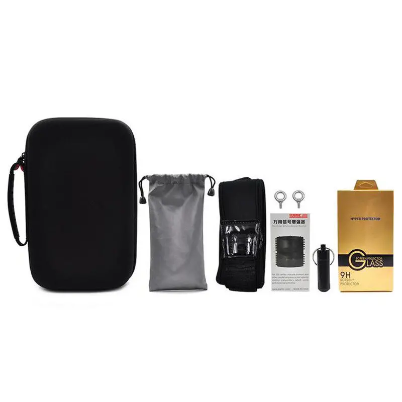 Startrc 5-In-1 Accessories Combo Storage Bag Neck Strap Signal Booster Joystick Box Film For Dji Mavic 2 Smart Controller 1