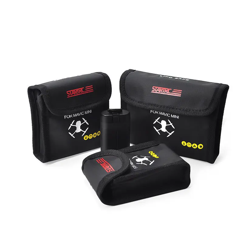 Startrc Lipo Battery Explosion-Proof Fireproof Protective Safe Storage Bag For Dji Mavic Mini Rc Drone 1