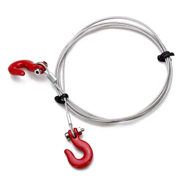 Steel Wire Rope With Hooks For Rc 1/10 Trailer Car/Truck 1