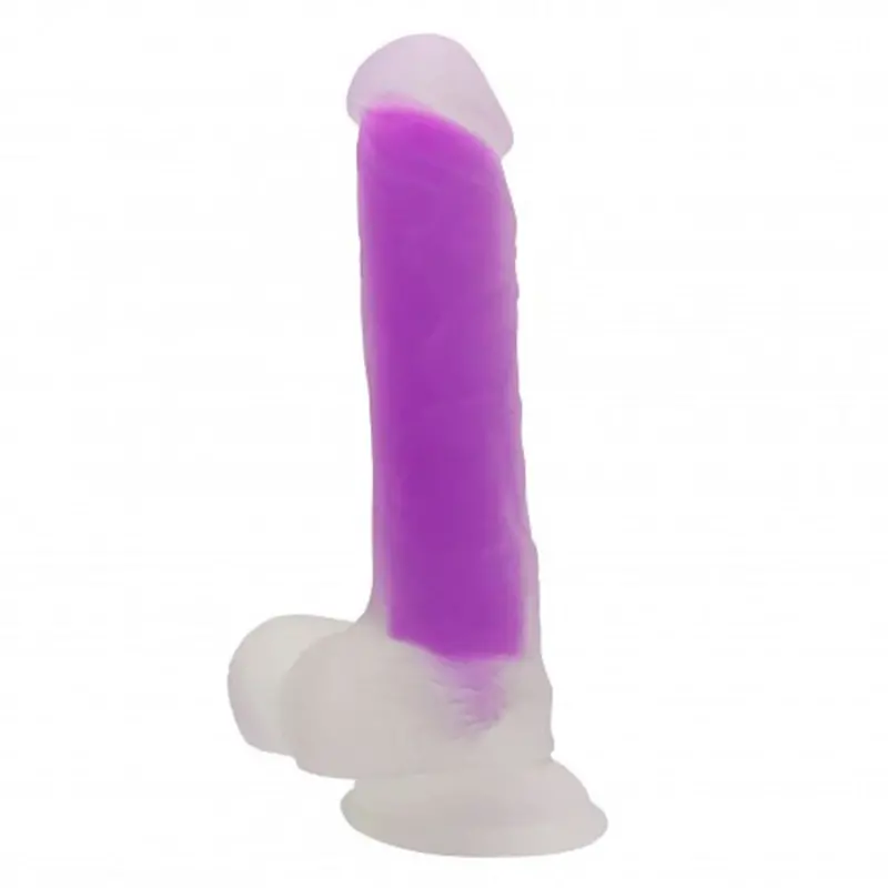 Stim U Purple Glow In The Dark Dildo. 1