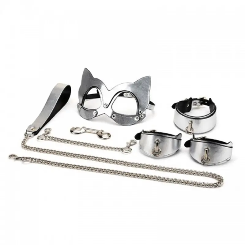 Stim U Silver Cat Bondage Kit. 1