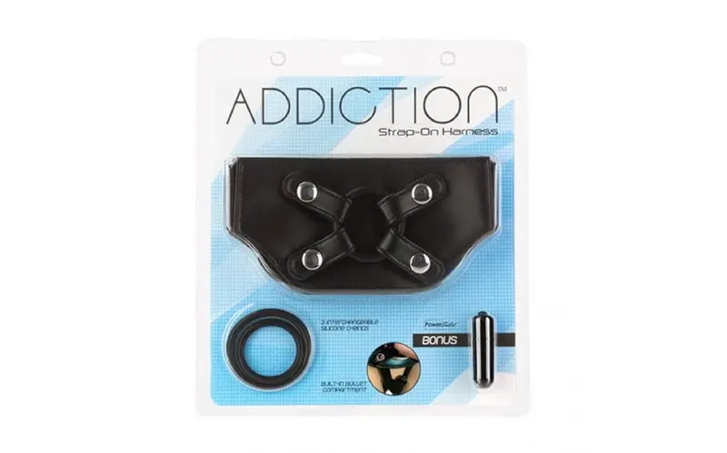 Strap-On Harness W Bullet Black. 1